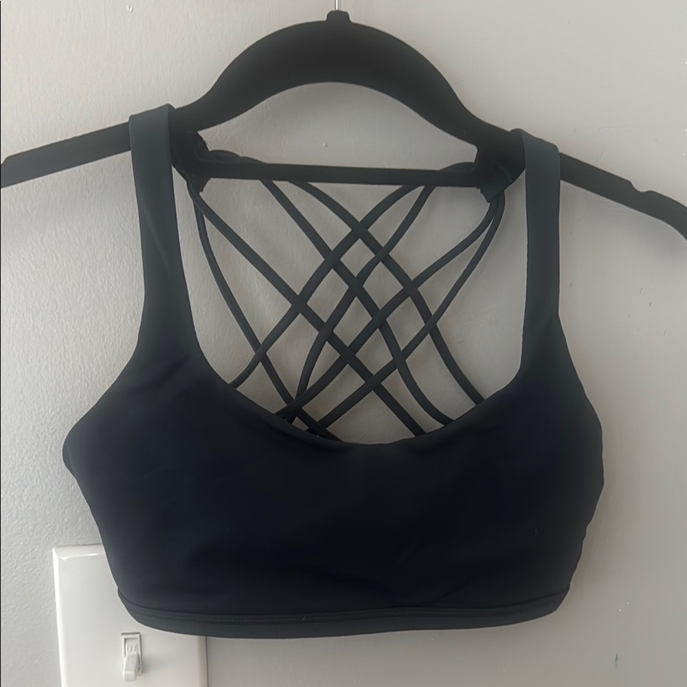 Lululemon Free to Be Sports Bra | Charcoal |  size 2